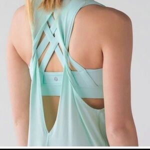 GUC Lululemon Ready & Go Tank. Color Sea Mist. Size 6